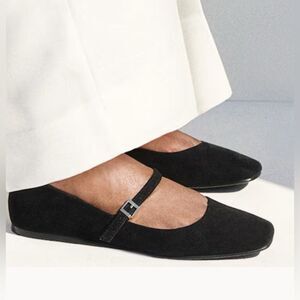 H&M Black Flats with Strap